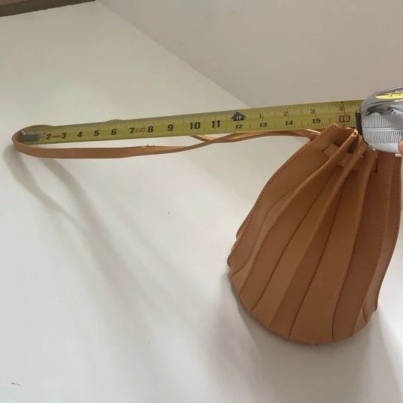 Drawstring Vegan Leather Bag - Picture 8 of 8